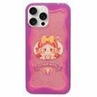 For iPhone 15 Pro Double Sided IMD Full Coverage TPU Phone Case(Bow Headscarf Girl) - 1