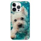 For iPhone 14 Pro Double Sided IMD Full Coverage TPU Phone Case(Schnauzer) - 1