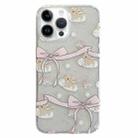 For iPhone 13 Pro Max Double Sided IMD Full Coverage TPU Phone Case(Bow Cake Cloud Puppy) - 1