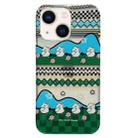 For iPhone 13 Double Sided IMD Full Coverage TPU Phone Case(Two Rows of Ducks) - 1