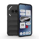 For Nothing Phone 2a Magic Shield TPU + Flannel Phone Case(Black) - 1