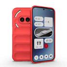 For Nothing Phone 2a Magic Shield TPU + Flannel Phone Case(Red) - 1