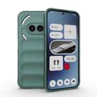 For Nothing Phone 2a Magic Shield TPU + Flannel Phone Case(Dark Green) - 1