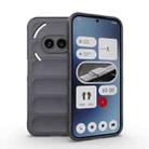 For Nothing Phone 2a Magic Shield TPU + Flannel Phone Case(Dark Grey) - 1
