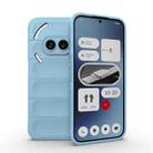 For Nothing Phone 2a Magic Shield TPU + Flannel Phone Case(Light Blue) - 1