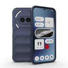 For Nothing Phone 2a Magic Shield TPU + Flannel Phone Case(Dark Blue) - 1