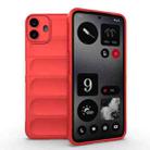 For Nothing CMF Phone 1 Magic Shield TPU + Flannel Phone Case(Red) - 1