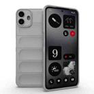 For Nothing CMF Phone 1 Magic Shield TPU + Flannel Phone Case(Grey) - 1