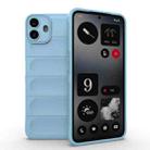 For Nothing CMF Phone 1 Magic Shield TPU + Flannel Phone Case(Light Blue) - 1