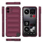 For Nothing CMF Phone 1 Magic Shield TPU + Flannel Phone Case(Wine Red) - 3