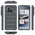 For Nothing Phone 3a Pro Magic Shield TPU + Flannel Phone Case(Dark Grey) - 3