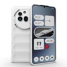 For Nothing Phone 3a Pro Magic Shield TPU + Flannel Phone Case(White) - 1