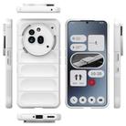For Nothing Phone 3a Pro Magic Shield TPU + Flannel Phone Case(White) - 3