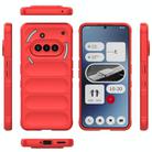 For Nothing Phone 3a Magic Shield TPU + Flannel Phone Case(Red) - 3