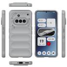 For Nothing Phone 3a Magic Shield TPU + Flannel Phone Case(Grey) - 3