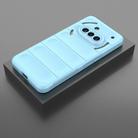 For Nothing Phone 3a Magic Shield TPU + Flannel Phone Case(Light Blue) - 2