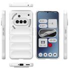 For Nothing Phone 3a Magic Shield TPU + Flannel Phone Case(White) - 3