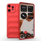 For Nothing CMF Phone 2 Pro 5G Global Magic Shield TPU + Flannel Phone Case(Red) - 1