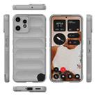 For Nothing CMF Phone 2 Pro 5G Global Magic Shield TPU + Flannel Phone Case(Grey) - 3