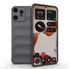 For Nothing CMF Phone 2 Pro 5G Global Magic Shield TPU + Flannel Phone Case(Dark Grey) - 1