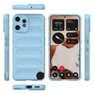 For Nothing CMF Phone 2 Pro 5G Global Magic Shield TPU + Flannel Phone Case(Light Blue) - 3