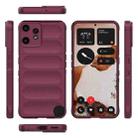 For Nothing CMF Phone 2 Pro 5G Global Magic Shield TPU + Flannel Phone Case(Wine Red) - 3