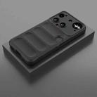 For Nothing Phone 3 Magic Shield TPU + Flannel Phone Case(Black) - 2