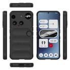 For Nothing Phone 3 Magic Shield TPU + Flannel Phone Case(Black) - 3