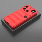 For Nothing Phone 3 Magic Shield TPU + Flannel Phone Case(Red) - 2