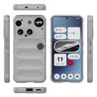 For Nothing Phone 3 Magic Shield TPU + Flannel Phone Case(Grey) - 3