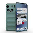 For Nothing Phone 3 Magic Shield TPU + Flannel Phone Case(Dark Green) - 1