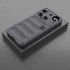 For Nothing Phone 3 Magic Shield TPU + Flannel Phone Case(Dark Grey) - 2