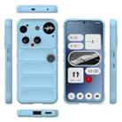 For Nothing Phone 3 Magic Shield TPU + Flannel Phone Case(Light Blue) - 3