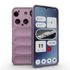For Nothing Phone 3 Magic Shield TPU + Flannel Phone Case(Purple) - 1