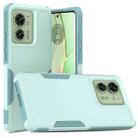 For Motorola Edge 40 2 in 1 PC + TPU Phone Case(Light Green) - 1