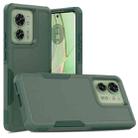 For Motorola Edge 40 2 in 1 PC + TPU Phone Case(Dark Green) - 1