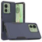For Motorola Edge 40 2 in 1 PC + TPU Phone Case(Dark Blue) - 1