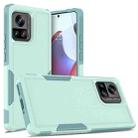 For Motorola Edge+ 2023 / Edge 40 Pro 2 in 1 PC + TPU Phone Case(Light Green) - 1