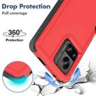 For Motorola Edge+ 2023 / Edge 40 Pro 2 in 1 PC + TPU Phone Case(Red) - 3