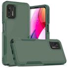 For Motorola Moto G Stylus 5G 2021 2 in 1 PC + TPU Phone Case(Dark Green) - 1