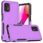 For Motorola Moto G Stylus 5G 2021 2 in 1 PC + TPU Phone Case(Purple) - 1