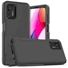 For Motorola Moto G Stylus 5G 2021 2 in 1 PC + TPU Phone Case(Black) - 1