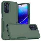 For Motorola Moto G Stylus 5G 2022 2 in 1 PC + TPU Phone Case(Dark Green) - 1