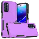 For Motorola Moto G Stylus 5G 2022 2 in 1 PC + TPU Phone Case(Purple) - 1