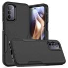 For Motorola Moto G31 / G41 2 in 1 PC + TPU Phone Case(Black) - 1