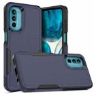 For Motorola Moto G52 / G82 2 in 1 PC + TPU Phone Case(Dark Blue) - 1