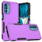 For Motorola Moto G52 / G82 2 in 1 PC + TPU Phone Case(Purple) - 1