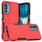 For Motorola Moto G52 / G82 2 in 1 PC + TPU Phone Case(Red) - 1