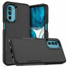 For Motorola Moto G52 / G82 2 in 1 PC + TPU Phone Case(Black) - 1