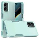 For Motorola Moto G 5G 2024 2 in 1 PC + TPU Phone Case(Light Green) - 1
